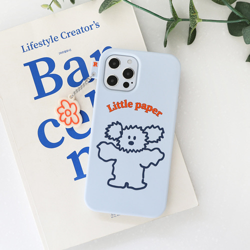Little PaPer 리틀페퍼 실리콘 케이스 for iPhone 6/6S/7/8/SE2, X/XS