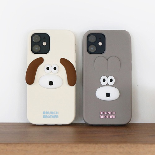 Brunch Brother 버니&amp;퍼피 실리콘 케이스 for iphone12 series