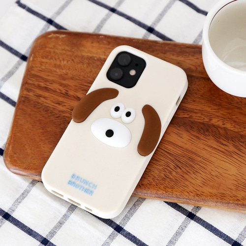 Brunch Brother 버니&amp;퍼피 실리콘 케이스 for iphone  X/XS